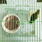 Bird Nest Parakeet Nest Handmade Cotton Weave Hemp Rope Nests Birds Breeding Hatching Nest Parrot Nesting Box Cage Hatch House Hut Cave Raffia Fiber for Parrots Canary