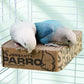 12.3 Inch Paper Bird Toys, Bird Platform, Parrot Toy, Help Birds Clean Beak, Release Stress, Reduce Boredom - Suitable for Budgie, Cockatiel, Lovebird, and Other Small to Medium-Sized Pet Birds