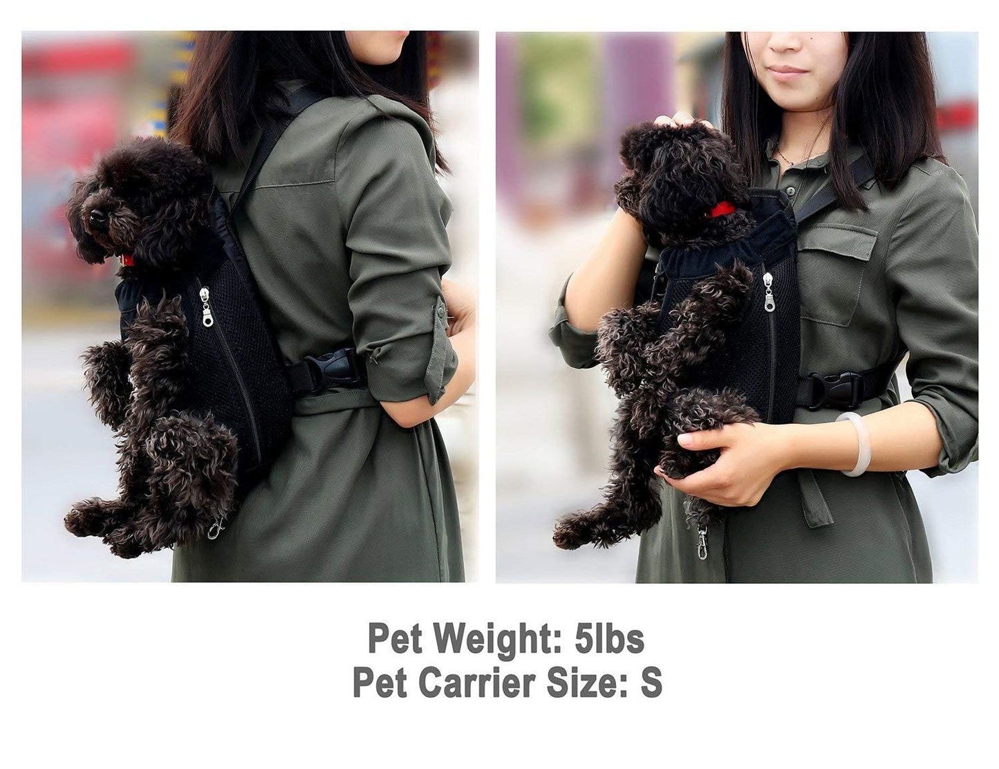 yelesley Pet Dog Carrier Backpack Mesh Camouflage Outdoor Travel Products Breathable Shoulder Handle Bags for Small Dog Cats (S, Camouflage)