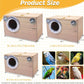PINVNBY Parakeet Nesting Box Bird House for Cage Wood Mating Box Bird Breeding Box for Lovebirds, Cockatoo, Budgie, Finch, Canary Small and Medium Sized Birds (M:7.9 * 4.7 * 4.7 inch)