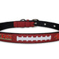 Pets First Tough Leather Pet Collar NFL SAN Francisco 49ERS Premium Dog Collar, Limited Edition, Size Large. Best & Strongest Heavy-Duty Dog Collar!, Large (20-29"" Long & 1"" Wide) (SAN-3081-LG)