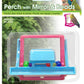Penn-Plax Bird Life - Landing Perch with Mirror and Beads - Perfect for Parakeets, Finches, and Other Small Birds (BA504)