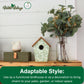 Wild Wings Decorative Bluebird House Olive Blossoms, Green
