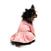 Juicy Couture Pink Leopard Tulle Dog Dress – Pullover Design Puppy Shirt with Elasticated Waistline and Flared Skirt, Doggie Clothes for Convenient Bathroom Breaks
