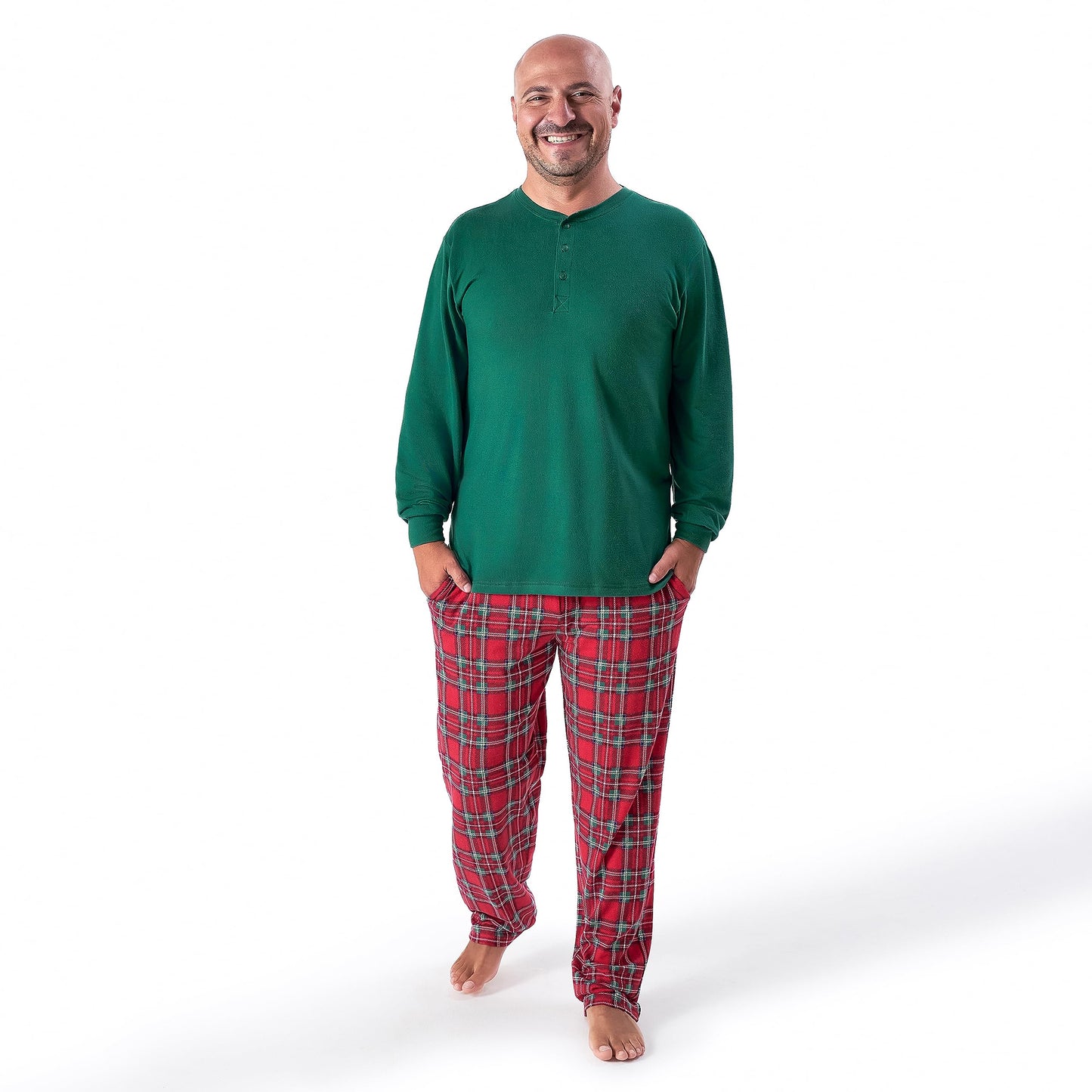 Gerber Baby Pet-1 Piece Holiday Family Matching Pajamas, Red Stewart Plaid, XSmall-Small