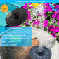 Cookayler Solar Bird Bath Fountain Pump with 6 Nozzle and Anti-Collision Pole,1.4w Solar Powered Free Standing Floating Water Pump for Fish Tank, Pond, Pool, Garden and Outdoor