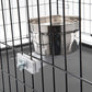 Lixit Quick Lock Cage Bowls for Dogs, Cats, Rabbits and Other Pets (20oz, Stainless)