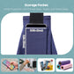 Avont Dog Sling for Small Dog Cats Under 15lbs, Hands-Free Crossbody Pet Carrier with Adjustable Padded Strap Extra Pocket, Safe Soft Pouch Bag for Puppies' Walks Outings -Denimblue