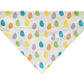Pearhead Jelly Bean Dog Bandana, Easter Pet Scarf, Slip-On Collar Accessory for Small Medium Pets, Cute Puppy Costume, Spring Seasonal Pet Apparel