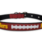 Pets First Tough Leather Pet Collar NFL Pittsburgh Steelers Premium Dog Collar, Limited Edition, Size Large. Best & Strongest Heavy-Duty Dog Collar!, Large (20-29" Long & 1" Wide) (PIT-3081-LG)