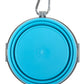 Loving Pets Bella Roma Collapsible Dog Bowls - Silicone Dog Bowls, Foldable Bowl, Puppy Essentials & Hiking Pet Supplies Great for Home & Travel (Blue, Small)