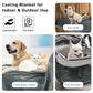 Kritter Planet Waterproof Cooling Dog Mat, Soft Pet Blanket for Summer, Lightweight Outdoor Mat, Reversible Furniture Cover, 20 x 30 inch, Grey