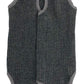 Lanyarco Pet Cat Recovery Suit Shirt Clothes,Collar Alternative for Cats, Small Dark Grey Back Length 8.0"