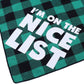 2 Pack Dog Christmas Bandanas for Puppy Cat,Plaid Christmas Scarf for Dogs