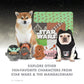 Star Wars for Pets The Mandalorian This is The Way 4 Foot Dog Leash, 48 Inches | Orange 4 Ft Dog Leash Easily Attaches to Any Dog Collar or Harness | Mandalorian Nylon Dog Leash 4 Feet for All Dogs