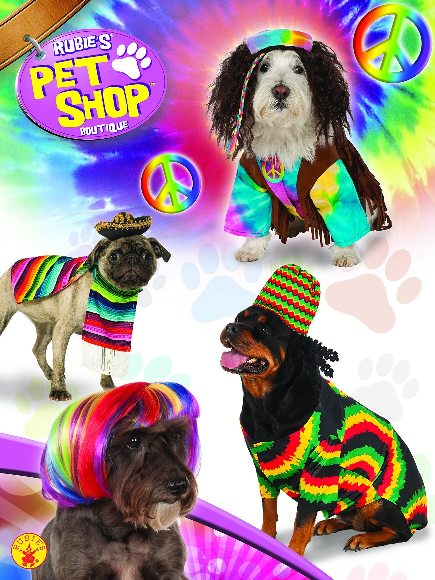 Rubies Rasta Pet Costume for Dogs or Cats, XXL