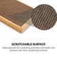 Furhaven Scratching Board w/ Catnip for Indoor Cats, Reversible - Classic Corrugated Cat Scratcher Pad - Yellow, Small