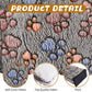 4 Pack Ultra Soft Dog Cat Bed Mat with Cute Prints Reversible Fleece Dog Crate Kennel Pad Cozy Washable Thickened Hamster Guinea Pig Pet Bed Mat for Small Animals(13 x 10 Inches,Gray)