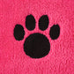 Bone Dry Pet Robe Collection, Embroidered Absorbent Microfiber Bath Robe with Adjustable Closure, for Dogs & Cats, Large, Raspberry Sorbet