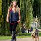HALTI Leash for Dogs - Premium Nylon Puppy & Dog Leash, Reflective Neoprene-Padded Handle, Comfortable & Easy to Use. Suitable for Medium & Large Dogs (Size Large, Black)