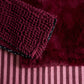 Bone Dry Ultra Soft Faux Fur Pet Crate Liner, XX-Large, 27x42", Cranberry